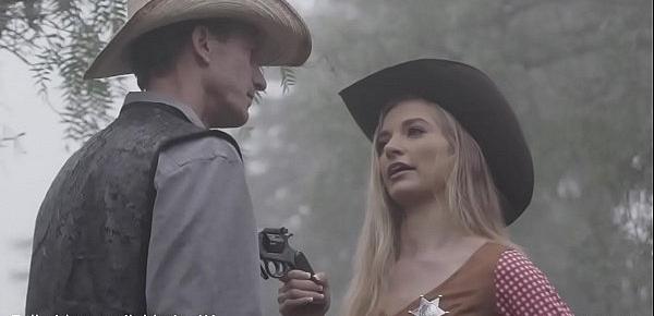  Sheriff Lana Sharapova Gives her cunt to bad guy